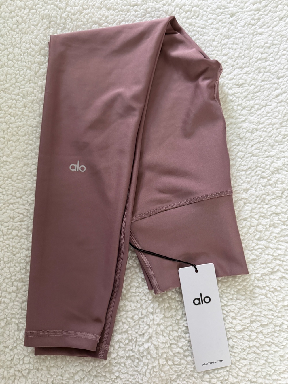 ALO Women’s S Mushroom Dusty Mauve 7/8 high-waist airlift Leggings